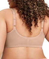 Women's Full Figure Plus MagicLift Front Close Support Bra 1200