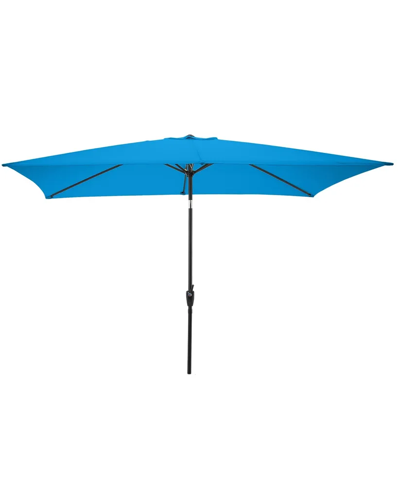 6 Feet Thatched Patio Umbrella with Tilt Design and Carrying Bag