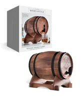 Studio Mercantile Miniature Wood Whiskey Barrel Dispenser