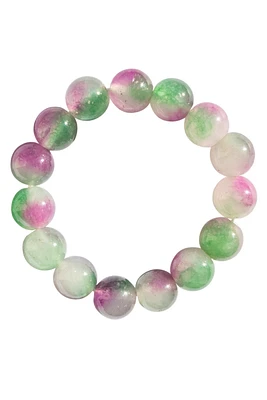 seree Pinot - Beaded jade stone bracelet