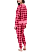 Jenni Women's 2-Pc. Long-Sleeve Packaged Pajamas Set, Created for Macy's