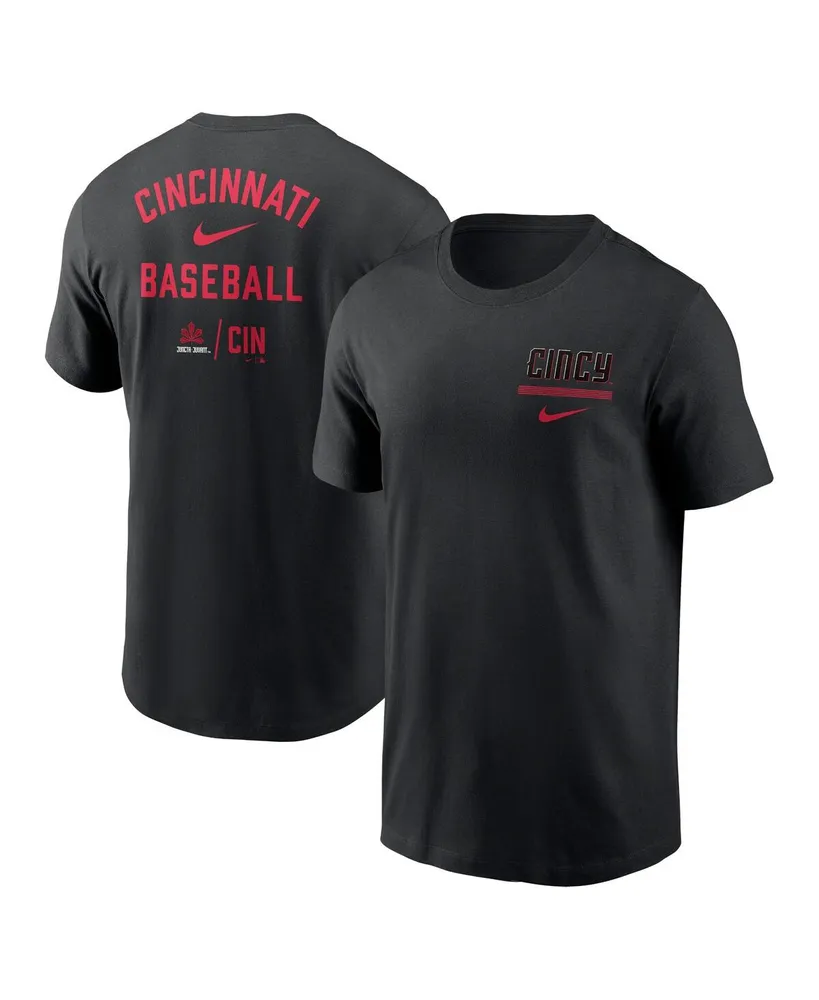 Men's Nike Black Cincinnati Reds 2023 City Connect Double T-shirt