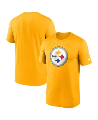 Men's Nike Gold Pittsburgh Steelers Legend Logo Performance T-shirt