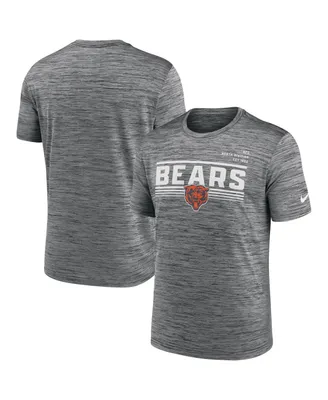 Men's Nike Gray Chicago Bears Yardline Velocity Performance T-shirt