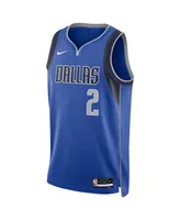 Men's and Women's Nike Kyrie Irving Blue Dallas Mavericks Swingman Jersey - Icon Edition