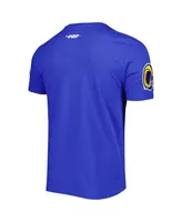 Men's Pro Standard Royal Los Angeles Rams Mash Up T-shirt