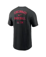 Men's Nike Black Cincinnati Reds 2023 City Connect Double T-shirt