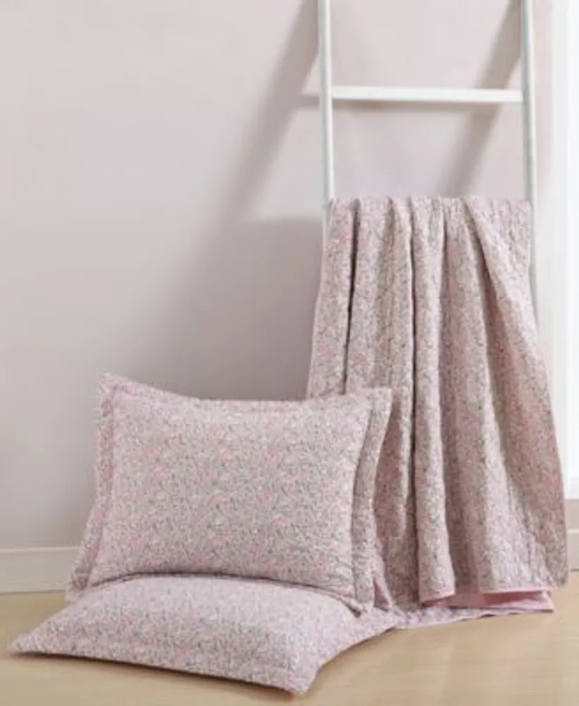 Laura Ashley Loveston Cotton Reversible Quilt Set Collection