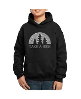 La Pop Art Boys Word Hooded Sweatshirt - Nature Lover