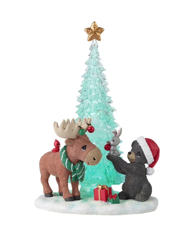 Precious Moments It Moose Be Christmastime Led Resin, Acrylic Figurine