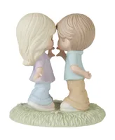 Precious Moments Love Will Keep Us Together Bisque Porcelain Figurine