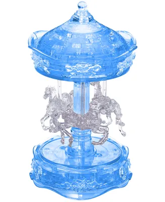 Bepuzzled 3D Crystal Puzzle Carousel, 83 Pieces