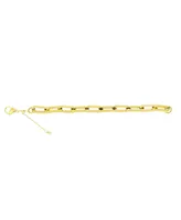 Rebl Jewelry Row Paper Clip Chain Link Bracelet