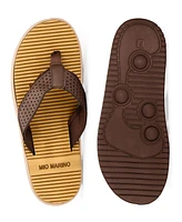 Mio Marino Men's Comfortable Memory Foam Flip Flops