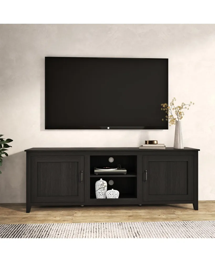 Streamdale Furniture Tv Stand Storage Media Console Entertainment Center, Tradition, With Doors