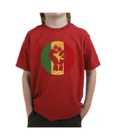 Big Boy's Word Art T-shirt - Get Up Stand