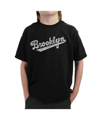 Big Boy's Word Art T-shirt - Brooklyn Neighborhoods