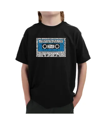 Big Boy's Word Art T-shirt - 80s One Hit Wonders