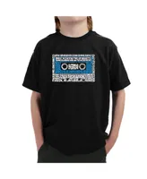 Big Boy's Word Art T-shirt - 80s One Hit Wonders