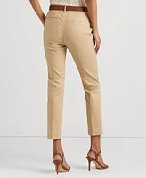 Lauren Ralph Double-Faced Stretch Cotton Pant