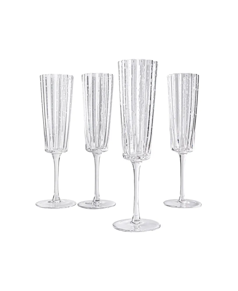 Laura Ashley Champagne Glasses, Set of 4