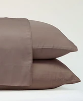 Cariloha Classic 2-Piece Twill Pillowcase Set | Tahitian Breeze Standard Viscose Material Allergy Resistant, Thermal-Regulating & Extra soft