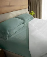 Cariloha Classic 4-Piece Twill Sheet Set | Tahitian Breeze Cal King Viscose Material |Extra soft, Cooling for Hot Sleepers, Corner Bands