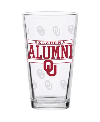 Oklahoma Sooners 16 oz Repeat Alumni Pint Glass