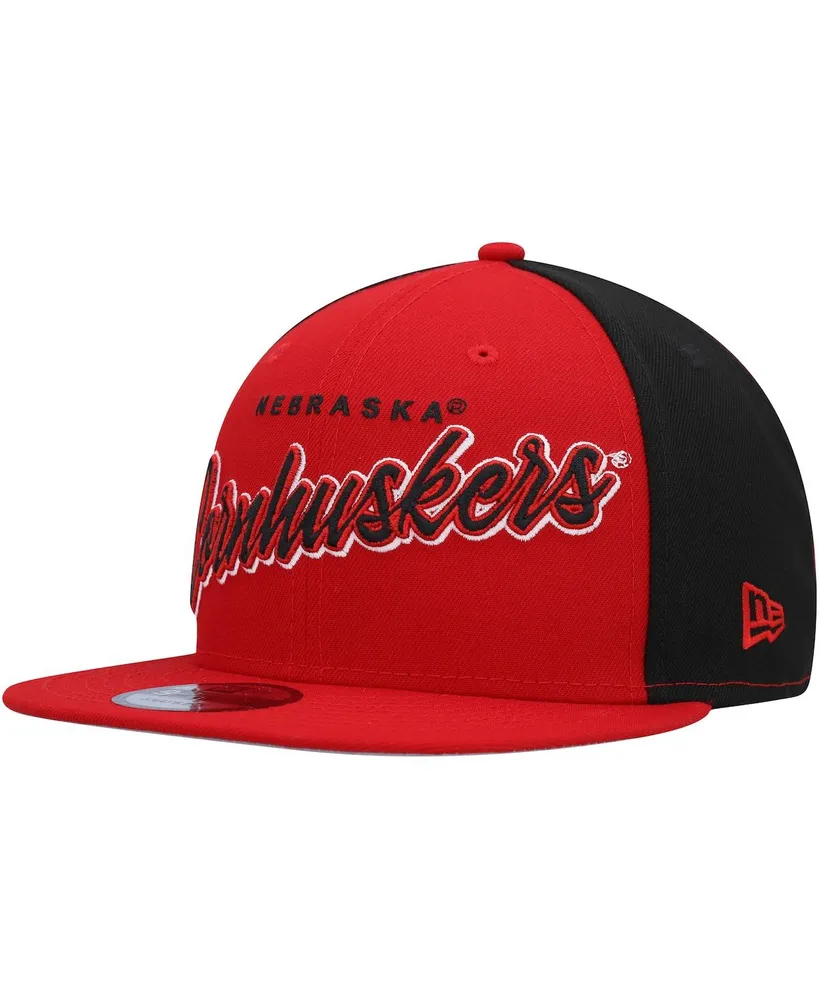 Men's New Era Scarlet Nebraska Huskers Outright 9FIFTY Snapback Hat