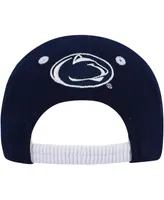 Infant Boys and Girls Navy, White Penn State Nittany Lions Old School Slouch Flex Hat