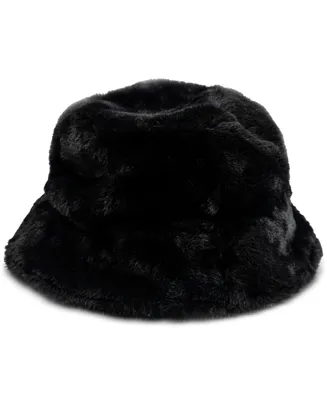 I.n.c. International Concepts Women's Faux-Fur Bucket Hat, Created for Macy's