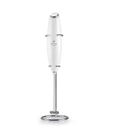 Zulay Kitchen Powerful Milk Frother Handheld Foam Whisk Drink Mixer