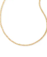 Kendra Scott Rhodium-Plated Cubic Zirconia Tennis Necklace, 16" + 1" extender