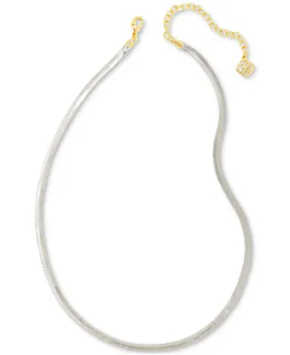Kendra Scott Rhodium-Plated & 14k Gold-Plated Chain Necklace, 18" + 3" extender