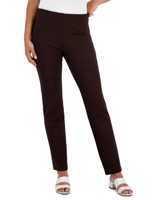 Jm Collection Petite Pull-On Ponte-Knit Pants, Created for Macy's