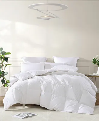 Royal Luxe All Season Warmth White Goose Feather and Down Fiber Comforter, Full/Queen, Created for Macy's