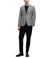 Boss by Hugo Boss Men's Micro-Pattern Slim-Fit Jacket