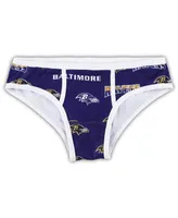 Women's Concepts Sport Purple Baltimore Ravens Breakthrough Allover Print Knit Panty