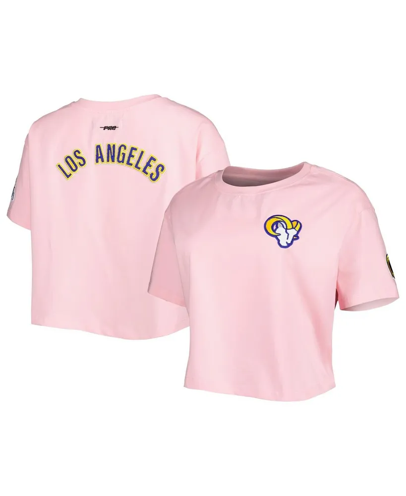 Women's Pro Standard Pink Minnesota Vikings Cropped Boxy T-Shirt