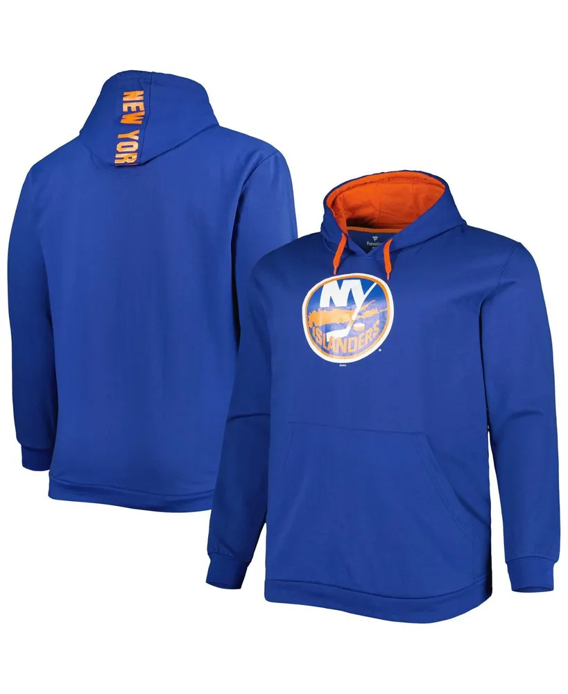 Men's Royal New York Islanders Big and Tall Fleece Pullover Hoodie