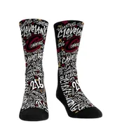 Men's and Women's Rock 'Em Socks Cleveland Cavaliers Graffiti Crew Socks