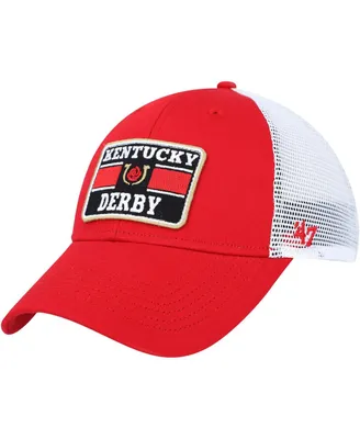 Men's '47 Brand Red Kentucky Derby Mvp Snapback Hat