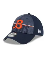 Men's New Era Navy Chicago Bears 2023 Nfl Training Camp Secondary Logo 39THIRTY Flex Fit Hat