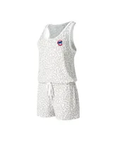 Women's Concepts Sport Cream Chicago Cubs Montana Hacci Knit Romper