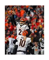 Evan McPherson & Kevin Huber Cincinnati Bengals Unsigned Afc Championship Game Winning Field Goal 11" x 14" Photograph