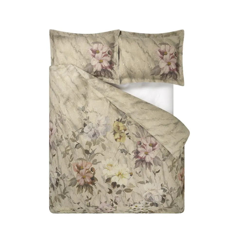 Designers Guild Carrara Fiore Cameo Queen Duvet Cover