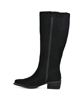 White Mountain Women's Altitude Regular Calf Knee High Boots