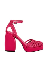 Katy Perry Women's The Uplift Strappy Dress Sandals - Luminous Pink
