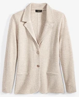 Charter Club Women's Petite 100% Cashmere Blazer, Created for Macy's