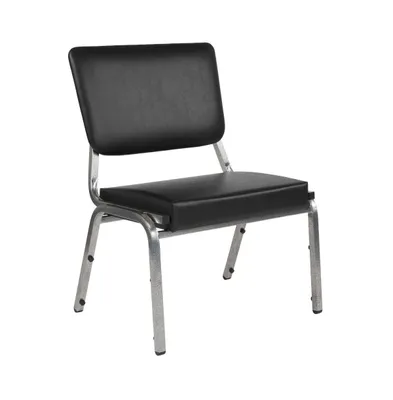 Emma+Oliver 1000 Lb. Antimicrobial Bariatric Open Back Medical Guest Arm Chair